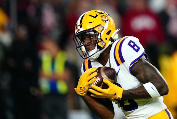 LSU wide receiver Malik Nabers